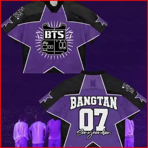Jersey Unisex BTS ARIRANG xu hướng KPOP, áo thun tay ngắn cho mùa hè