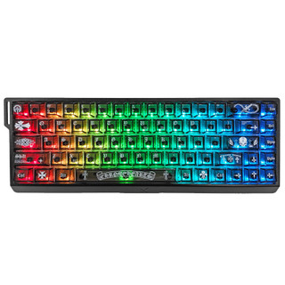 [Ship nhanh] Keycap Chrome Hearts Trong Suốt 136 Phím – Profile Cherry - Nhựa PC-Xuyên LED - CooBeStore