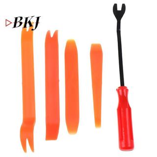 [KJ] Bộ 5 Bảng Điều Khiển Cửa Xe Loại Bỏ Viền Bộ Dụng Cụ Kẹp Nhựa Dây Buộc Tẩy [Mới]