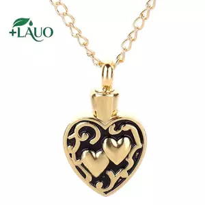 Mặt dây chuyền đựng tro cốt bằng thép không gỉ hình trái tim - Lưu giữ kỷ niệm đặc biệt