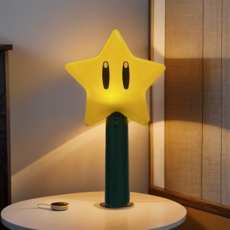 Mario Câu Hỏi Mark Light Elf Pickup Atmosphere Light Giọng Nói Cầm Tay Ngôi Sao Đèn Ngủ Sạc Để Bàn Chụp 26.4.6 KOMD