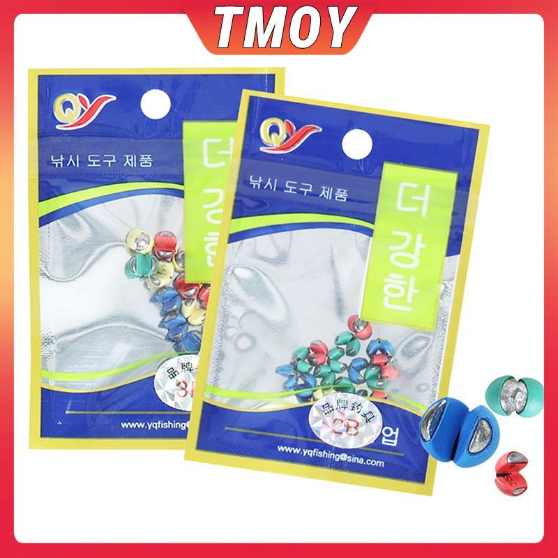 Kẹp chì câu cá TMOY làm từ cao su mềm mại, nhiều màu sắc, phù hợp cho hồ và sông, giúp câu cá chép hiệu quả hơn với khả năng chìm nhanh.