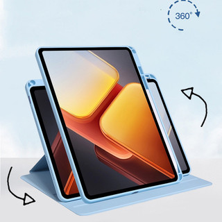 360 ° Ốp Lưng Cứng Acrylic Xoay Cho Vivo Pad6 Pro 13.2 2026 Pad5e Pad5 Pro SE 12.3 Pad3 Pro 13 Da Bảo Vệ Có Khe Cắm Bút