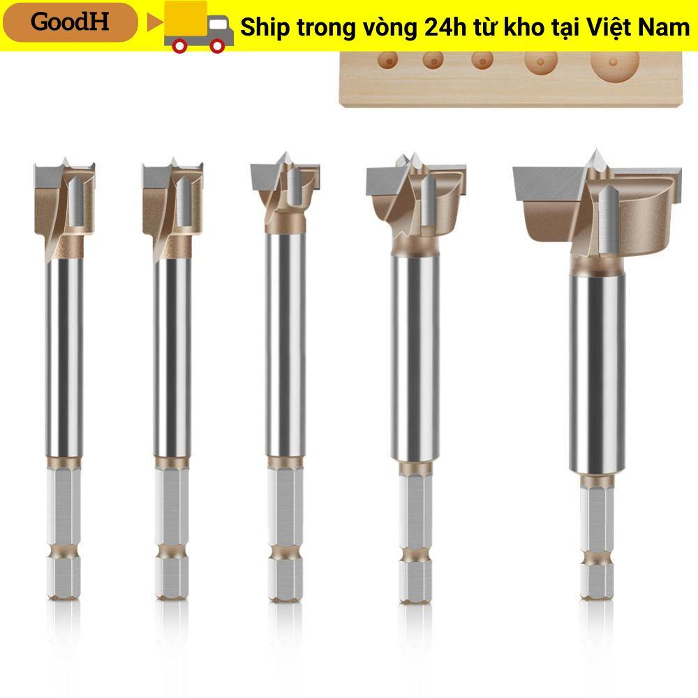 Mũi khoan GOODH, Mũi khoan bản lề đôi 10-25mm, Máy cắt lỗ cacbua vonfram ba lỗ