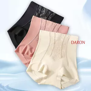 DARON Sau Sinh Body Shaper, Quần Đùi Nâng Mông Hoa Eo Cao, Quần Lót Thoáng Khí Định Hình Eo Huấn Luyện Liền Mạch Quần Lót Nữ