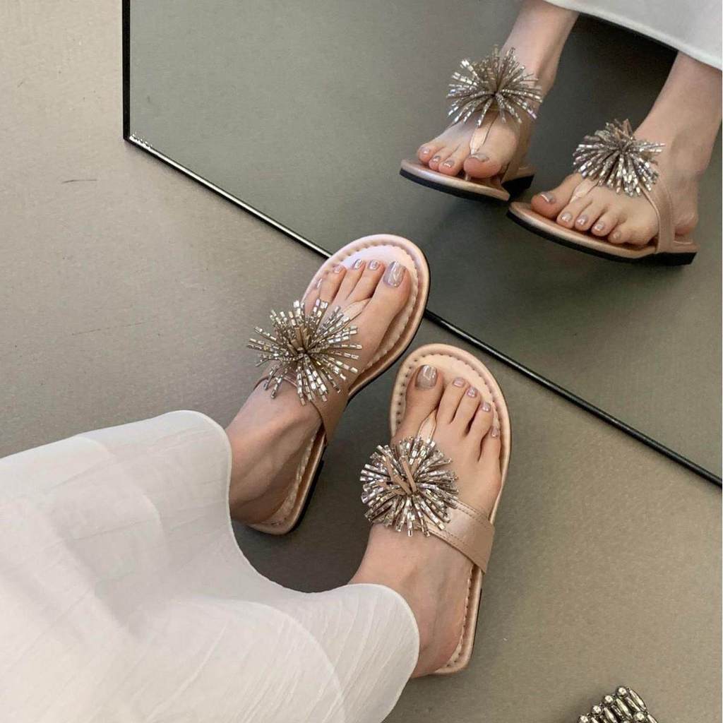 TT 2026 Mùa Hè Phong Cách Mới Flip-Toe Pháo Hoa Dép Đi Biển Dép
