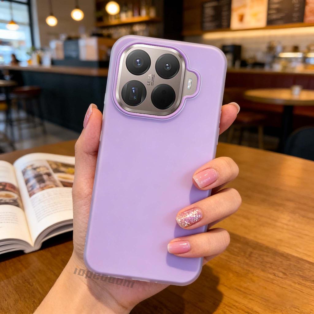 Ốp điện thoại silicon chống sốc màu kẹo Xiaomi 13T 14T 15T Pro 4G 5G — thiết kế hai lớp hợp thời trang có nhiều màu