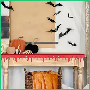 Gothic Kệ Sách Trang Trí Giọt Máu Kệ Sách Kinh Dị Trang Trí 3D In Halloween Macabre Gothic Trang Trí Cho jiwvn