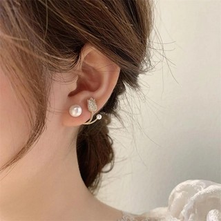 Bông tai hoa tulip pha lê thiết kế Hàn Quốc sang trọng cho tiệc và quà tặng Giáng sinh