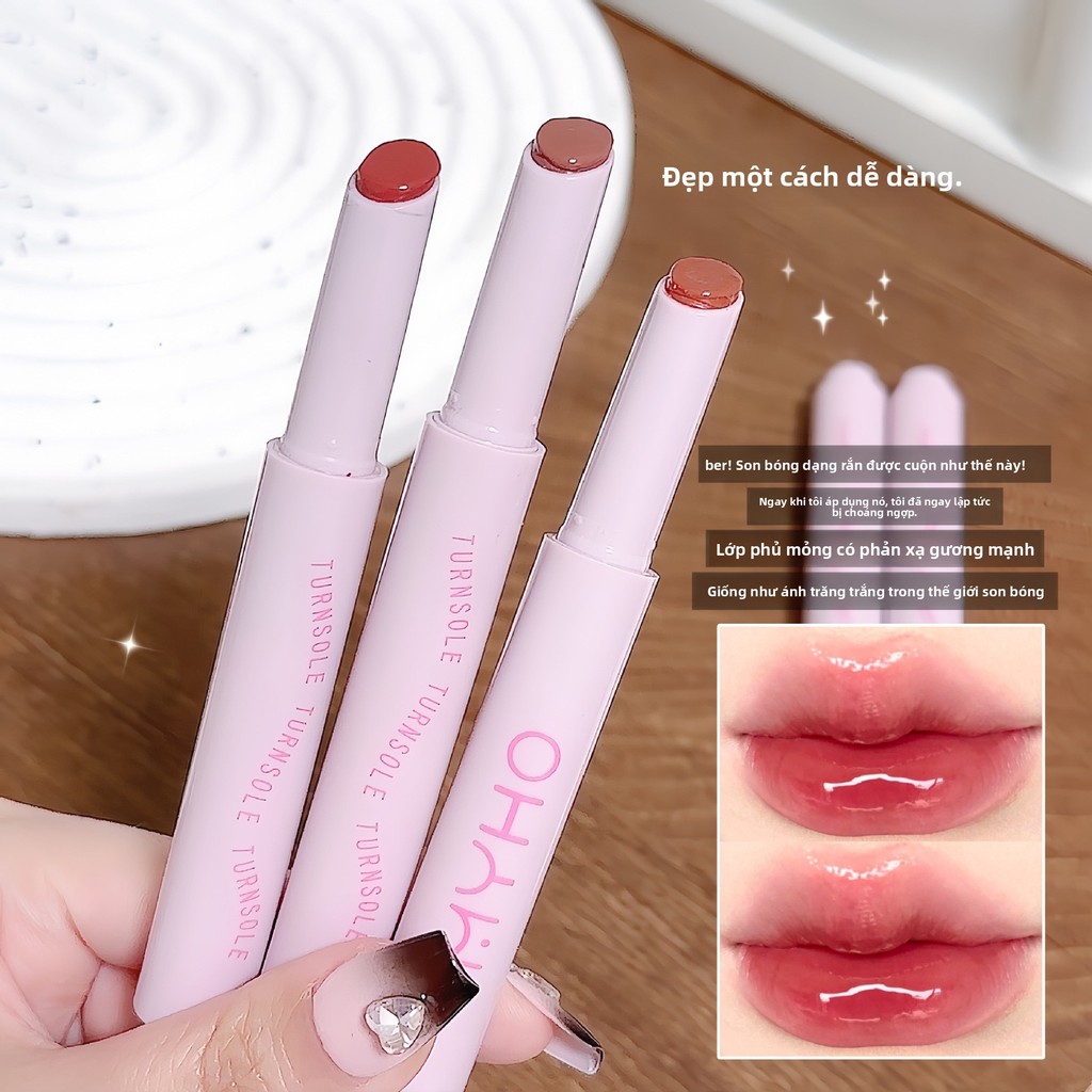 Son Bóng Dạng Thỏi MYHO 2.5g - Son Dưỡng Bóng Gương, Hiệu Ứng Môi Căng Mọng Nước, Dưỡng Ẩm Lâu Dài