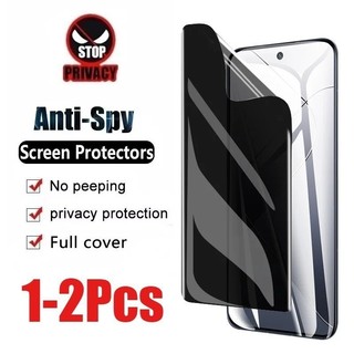 1-2 Chiếc Full Cover Siêu Mỏng Bảo Vệ Màn Hình Matte Film Cho vivo Y19 Y19s Y28 Y28s GT Pro 4G 5G 2019 2025 Chống Gián Điệp Riêng Tư Chống Ánh Sáng Xanh Hydrogel Film HD Phim Mềm