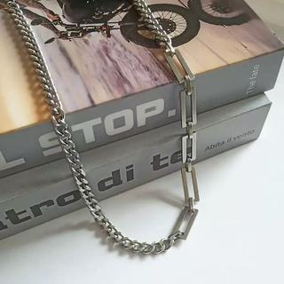 MIGILA Vòng Cổ Steel Titan Phong Cách Hip-Hop và Đường Phố, Không Phai Màu cho Thời Trang Unisex