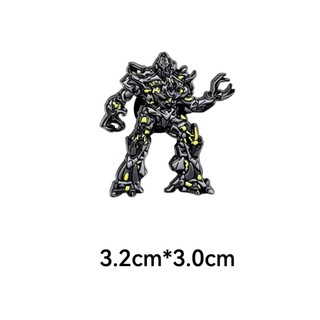 4 Cái / bộ Hoạt Hình Transformers Robot Trâm Cài Bumblebee & Optimus Prime Kim Loại Huy Hiệu Trang Trí Pin