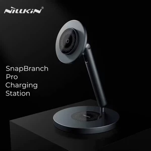 Đế Sạc Không Dây 4-trong-1 Nillkin SnapBranch Pro - Giá Đỡ Xoay 360°, Tích Hợp Sạc Từ Tính Cho Điện Thoại