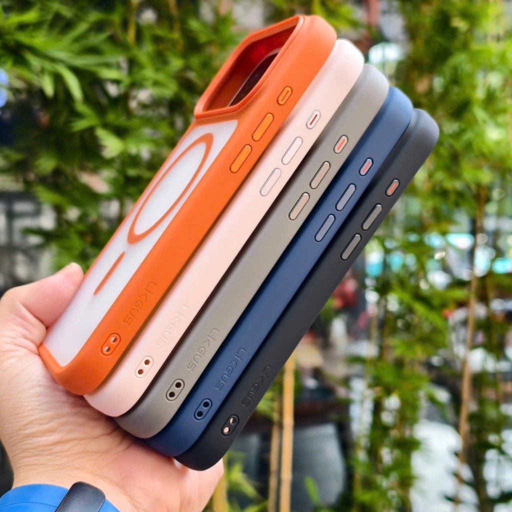 [Chính Hãng] Ốp Lưng Likgus Viền Màu Cho iPhone 17 Pro Max / 17 Air - Mặt Lưng Nhám Chống Vân Tay, Nút Camera Control