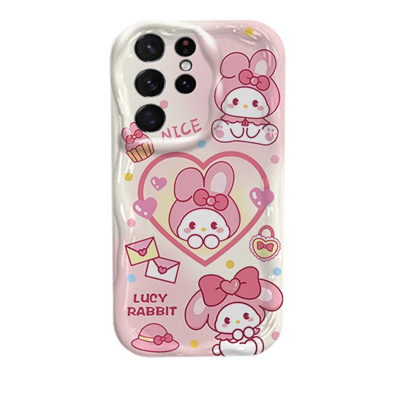 Ốp Silicon Hoạt Hình Cho Samsung S20 S21 S22 S23 S24 S25 S26 + FE Plus Ultra 3D Bảo Vệ TPU Mềm Sanrio Kuromi Cặp Đôi My Melody Vỏ Điện Thoại Chống Sốc