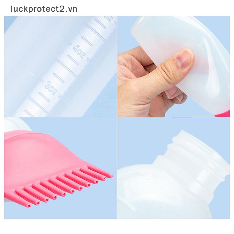 # luckpro # 120ML Dụng cụ nhuộm tóc Bàn chải Chai nhuộm dầu Chai dầu gội Oilb Thuốc nhuộm tóc Dụng cụ tạo kiểu tóc.