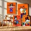 Cartoon Donald Duck High Quality Print Canvas Painting Art Home Wall Decor Canvas Poster