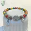 <![J & U-T] Vòng Tay Cặp Đôi Phong Cách Retro Quốc Gia, Nhiều Màu Sắc, Perfect Cho Quà Tặng Ngày Lễ
