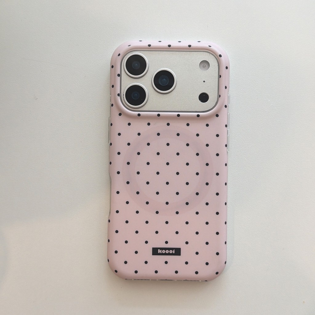 Ốp điện thoại họa tiết chấm màu từ tính cho IPhone 17 Pro Max 17 16 15 14 13 Vỏ điện thoại chống rơi MOEW