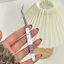 Nhíp lông mi giả FAVORITEGOODS, Nhíp cong chống tĩnh điện bằng thép không gỉ, Phim hoạt hình có độ chính xác cao Lông mi mở rộng Nhíp Nhãn dán cảnh thu nhỏ