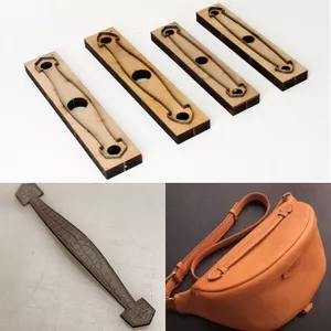 Dưới Tay Cầm Chất Liệu Khuôn Dao Chất Liệu Dao + Cắt Kim Loại Bằng Gỗ Handmade Da Tự Làm Cắt Mẫu Da GRXI