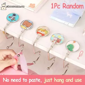 Cheenm Sinh Viên Có Thể Gập Lại Bàn Móc Nữ Túi Xách Người Tổ Chức Văn Phòng Bàn Bên Móc Gấp Túi Móc Treo Ví Đựng Túi Xách VN