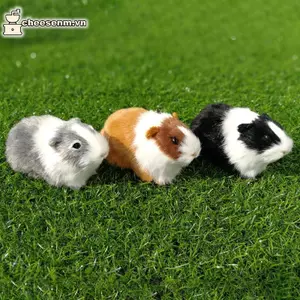 Cheenm Mô Phỏng Lông Chuột Lang Sang Trọng Búp Bê Hamster Búp Bê Sang Trọng Đồ Chơi Nhồi Bông Mềm Hình Động Vật Cho Trẻ Em Quà Tặng Sinh Nhật VN