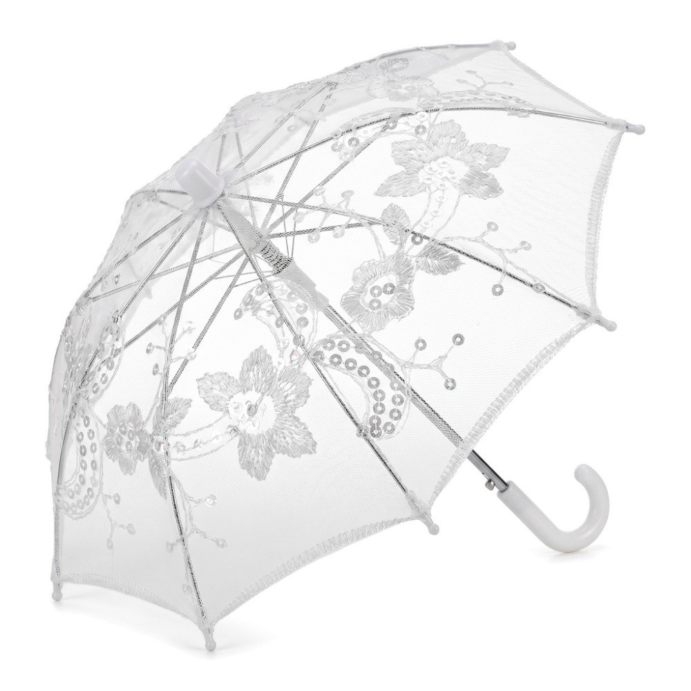 SENRTY Ren Thêu Ô, Trang Trí Đám Cưới DIY Mini Ô, Đạo Cụ Tiệc Thanh Lịch Tinh Tế Sequin Ô Trang Trí Đạo Cụ Chụp Ảnh