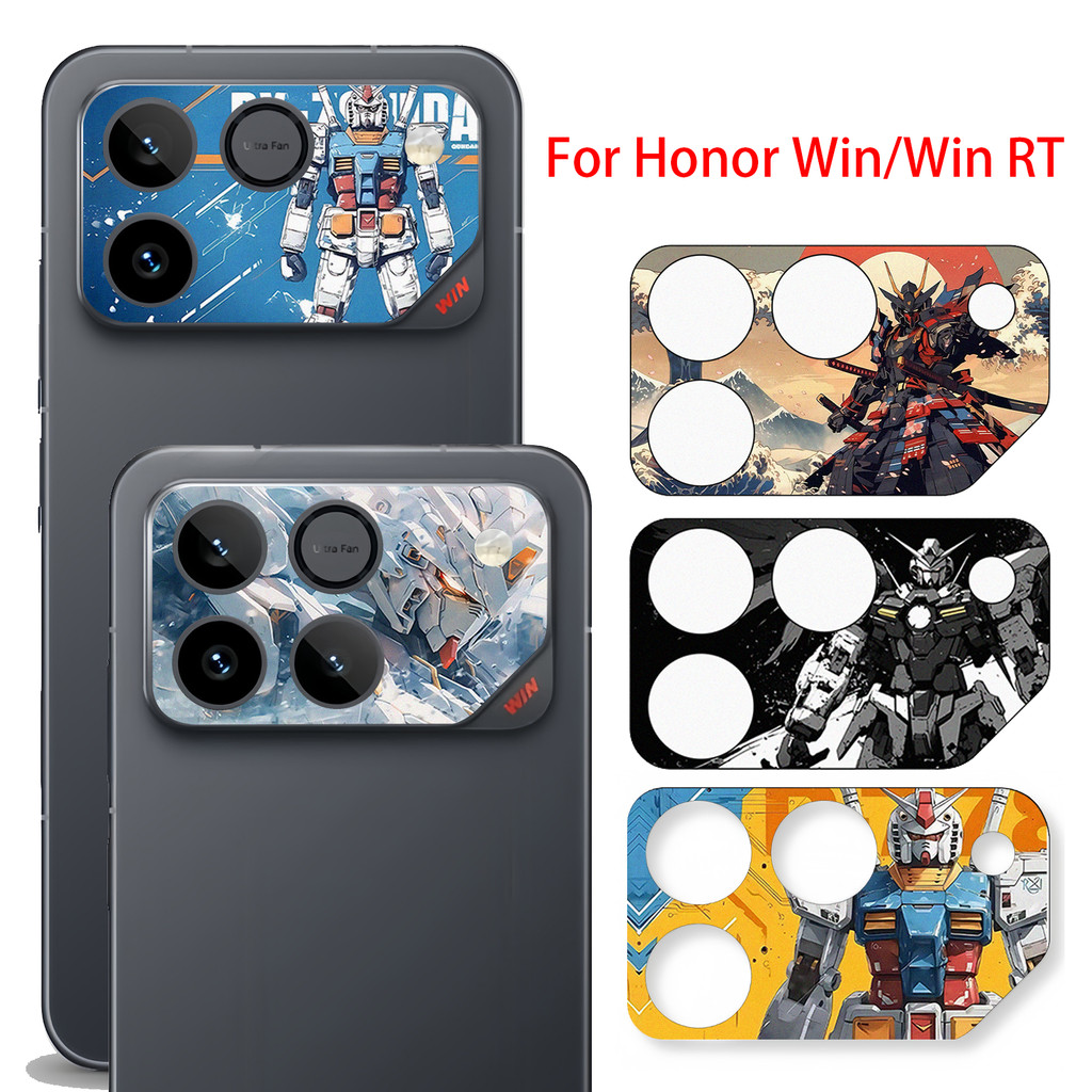 [2 chiếc] Phim dán giấy máy ảnh mềm in hình "Mobile the Suit" thời trang dành cho Honor Win / WIN RT / Micro Frosted / Chống trầy xước Bảo vệ camera