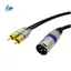 Cáp âm thanh XLR Male sang Dual Male Cáp Phono Loa siêu trầm âm thanh nổi HiFi cho màn hình phòng trộn 2m