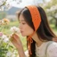 Dây buộc tóc móc nữ phong cách bohemian-dopamine-y2k, kèm khăn trùm đầu và khăn quàng cổ dệt kim thủ công - Đạo cụ chụp ảnh [Giao hàng miễn phí]