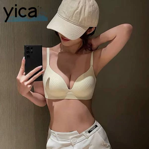 Áo Ngực YICA Không Dây Mỏng Mềm, Phù Hợp Mùa Hè, Giúp Nâng Và Thoải Mái
