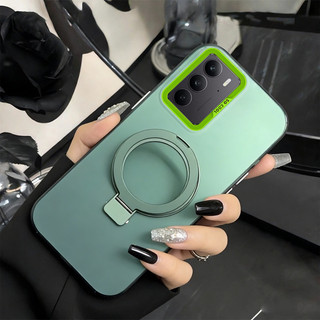 2026 Ốp Lưng Cho Realme c75 c71 c75x c73 C85 4g Vỏ Điện Thoại Vỏ Cứng Chống Sốc Thiết Kế Mới Thẩm Mỹ Có Giá Đỡ Xanh CYFXZJ3
