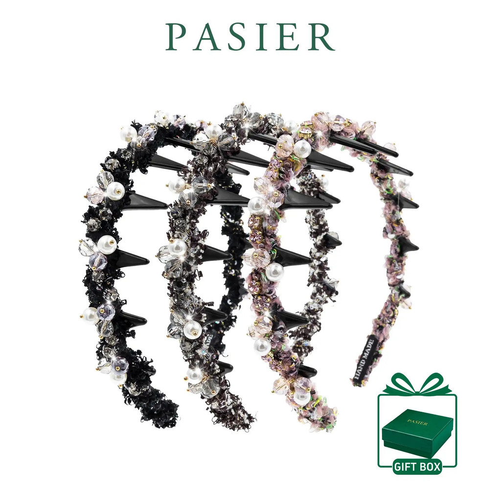 PASIER Berry Party Headband, thiết kế chống trượt nhẹ thoải mái, phong cách thanh lịch FB3037