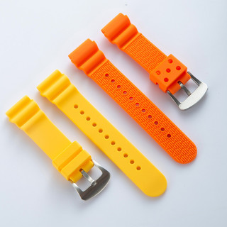 Diver Cao Su Silicon Dây Đeo Đồng Hồ 20 Mm 22 Mm Seiko 5 TUNA SKX007 Đồng Hồ Vòng Tay Thay Thế Cho Nam Nữ Thể Thao Chống Thấm Nước