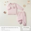 Bộ dài tay mỏng Smoothy ốp túi dành cho bé Lil Little Love (DTM02)
