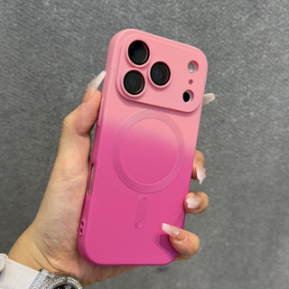 Sang Trọng Gradient Mềm TPU Dành Cho iPhone 17 Air 16E 16 15 14 13 12 11 Pro Max 17Pro iPhone17 Sạc Không Dây Full Cover