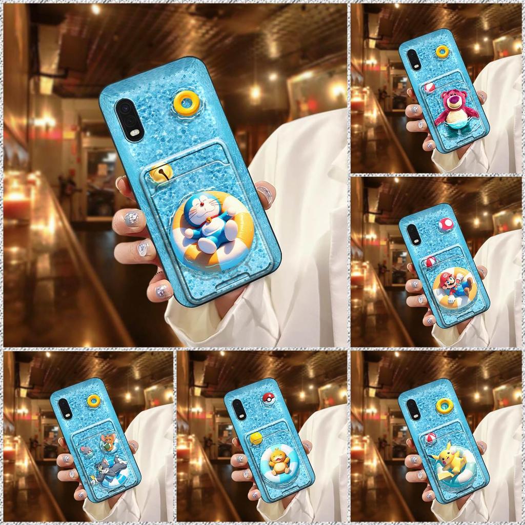 Graffiti Bền Ốp Điện Thoại Cho Samsung Galaxy Xcover Pro Túi Đựng Thẻ Tay Áo Lưng Hoạt Hình TPU Thiết Kế Thời Trang Silicon Chống Bụi Bẩn Bảo Vệ Chống Thấm Nước Dễ Thương Chống Sốc