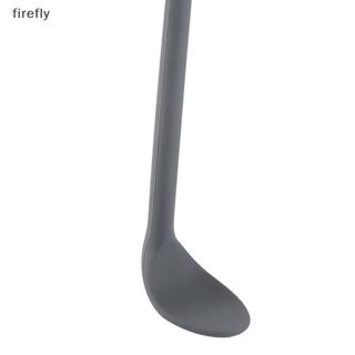 [Firefly] 1 Bộ Đũa Thìa Silicon Có Thể Tái Sử Dụng Kép Để Nấu Chiên Và Đồ Uống Khuấy Que Trộn Chống Trơn Trượt Cho Nhà Bếp [VN]