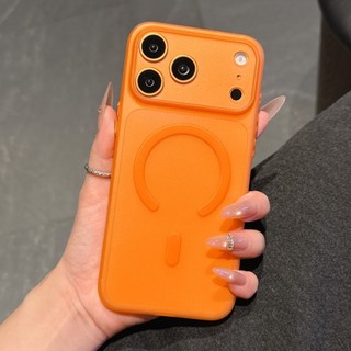 Ốp Điện Thoại TPU Từ Tính Siêu Mỏng Cho iPhone 17 16 15 14 13 12 Pro Promax 17 Air 16 15 14 Plus 11 Chống Trơn Trượt Chống Rơi Chống Vân Tay Thời Trang Đơn Giản