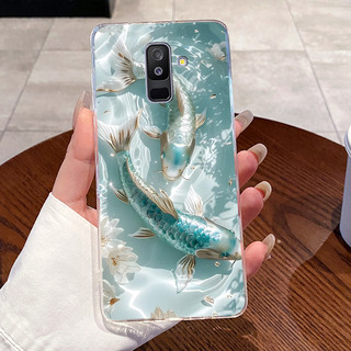 Dành Cho Samsung A6 Plus Vỏ Trong Suốt Thỏ Dễ Thương TPU Mềm Silicon Ốp Lưng Cho Samsung Galaxy A6 Plus 2018 Ốp lưng A605F A600G