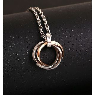 Vòng cổ ba tầng sành điệu, tối giản - Phù hợp cho nam