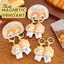 PlumHOUSE 1 Cặp Chó Dễ Thương Móc Khóa Từ Tính Mặt Dây Chuyền Hoạt Hình Sáng Tạo Cặp Đôi Móc Khóa Tinh Tế Ba Lô Trang Trí Phụ Kiện Quà Tặng VN