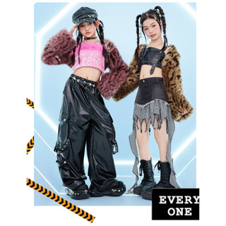 Đồ Nhảy Hiện Đại Hiphop Trẻ Em Set Đồ Dance Jazz Quần Nhảy Crop Top Đồ Nhảy Cho Bé Gái Bộ Tập Nhảy Cho