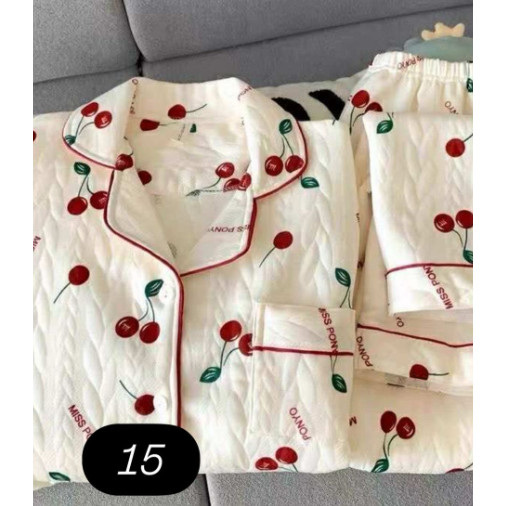 BỘ NGỦ PIJAMA CHẦN BÔNG MẪU MỚI 21 MẪU ( M11-M21 )