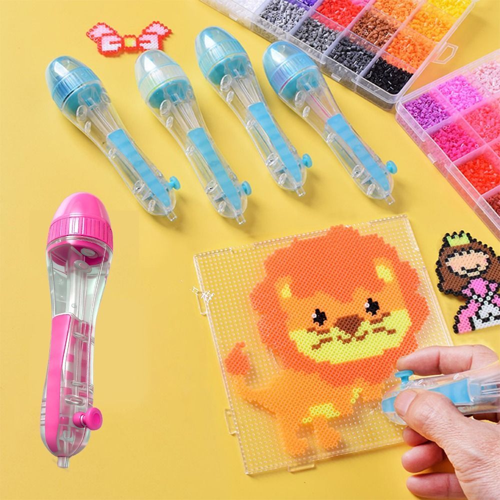 ITRUMPET Bút bấm định vị hạt 2.6mm cho Perler/Hama, tự động tiết kiệm thời gian, dùng cho dự án DIY thủ công