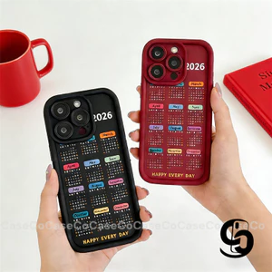 Vỏ Cho IPhone 14 17 16 13 12 11 15 ProMax X XSMax XR 14 7 16 6S 6 8 15 Plus SE2020 Ốp điện thoại lịch đơn giản năm 2026