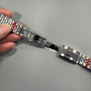 Thép không gỉ 904L cho 20mm Rolex 36mm 126234 Datejust Dây đeo Solid Cong Endlink Cổ tay jubilee Dây đeo đồng hồ Vòng đeo tay