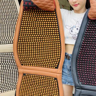 KÈM GỐI Lót Ghế Da Fun HẠT dành cho xe con, xe tải to